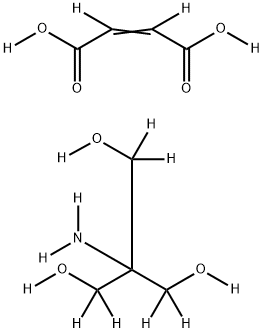 TRIS Maleate-d15 [1:1 Mixture of Maleic Acid and Tris(hydroxymethyl)aminomethane-d11 Salt] 结构式
