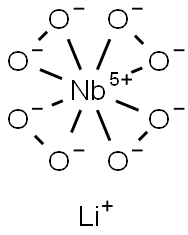 Niobate(3-), tetraperoxy-, trilithium, (DD-8-11111111)- 结构式