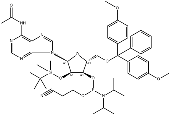 AC-RA 亚磷酰胺单体 结构式