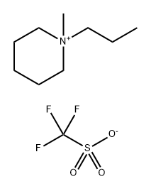 1-甲基-1-丙基哌啶鎓三氟甲磺酸盐 结构式