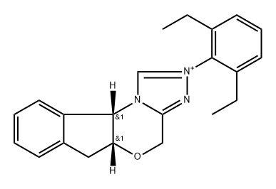 (+)-茚胺醇2,6-二乙基苯肼三氮唑 结构式