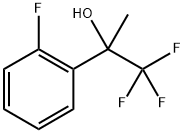 1,1,1-trifluoro-2-(2-fluorophenyl)propan-2-ol 结构式