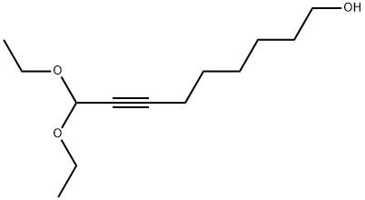 9,9-Diethoxynon-7-yn-1-ol 结构式