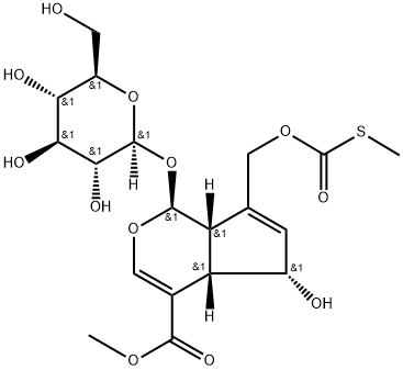 鸡屎藤苷酸甲酯 结构式