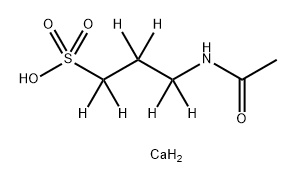 Acamprosate-d12 Calcium (dipropyl-d12)	 结构式