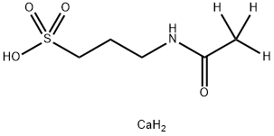 ACAMPROSATE-D3 CALCIUM 结构式