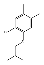 1-Bromo-2-isobutoxy-4,5-dimethylbenzene 结构式