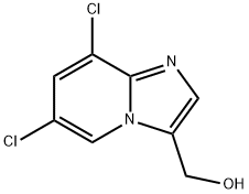 {6,8-dichloroimidazo[1,2-a]pyridin-3-yl}methanol 结构式