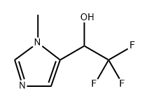 2,2,2-三氟-1-(1-甲基-1H-咪唑-5-基)乙醇 结构式