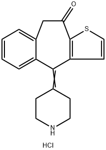 Ketotifen Impurity 10 HCl (Norketotifen HCl) 结构式