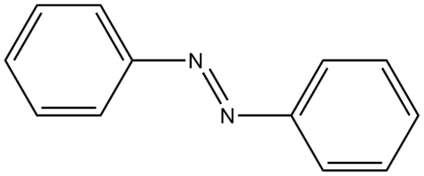 Diazene, 1,2-diphenyl-, stereoisomer 结构式