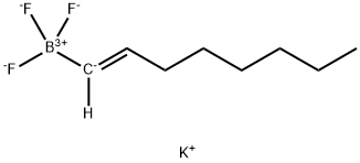 (T-4)-(E)-(辛-1-烯-1-基)三氟硼酸钾 结构式