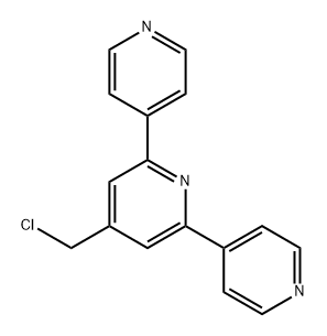 4'-(CHLOROMETHYL)-4,2':6',4''-TERPYRIDINE 结构式