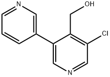 (5-chloro-[3,3'-bipyridin]-4-yl)methanol 结构式