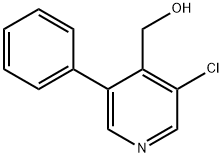 (3-chloro-5-phenylpyridin-4-yl)methanol 结构式