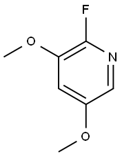 2-氟-3,5-二甲氧基吡啶 结构式