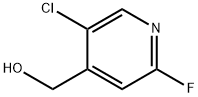 (5-氯-2-氟吡啶-4-基)甲醇 结构式