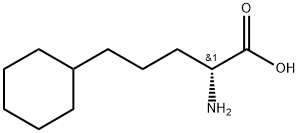 (R)-2-Amino-5-cyclohexylpentanoic acid 结构式