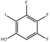 3,4,5-trifluoro-2-iodophenol 结构式