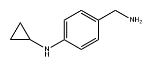 4-(aminomethyl)-N-cyclopropylaniline 结构式