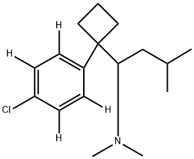 Sibutramine hydrochloride salt 结构式