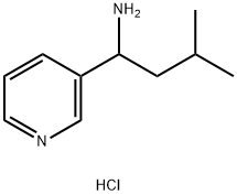 3-methyl-1-(3-pyridinyl)-1-butanaminedihydrochloride 结构式