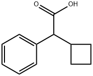 2-环丁基-2-苯乙酸 结构式