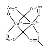 Kupfer(II)-arsenitacetat 结构式