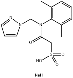 METAZACHLORESASODIUMSALT 结构式