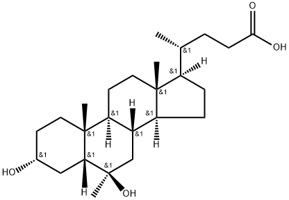 6-methylmurideoxycholic acid 结构式