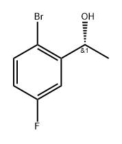 (R)-1-(2-溴-5-氟苯基)乙醇 结构式