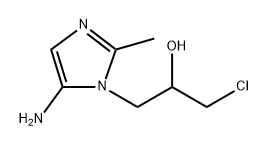 1-(5-amino-2-methylimidazol-1-yl)-3-chloropropan-2-ol 结构式