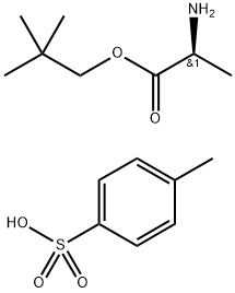 L-Alanine, 2,2-dimethylpropyl ester, 4-methylbenzenesulfonate (1:1) 结构式