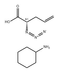 L-azidoallylglycine CHA salt 结构式