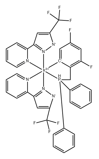 IR(FPPZ)2(DFBDP) 结构式