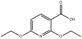 2,6-二乙氧基-3-羧基吡啶 结构式