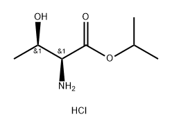 L-Threonine, 1-methylethyl ester, hydrochloride (1:1) 结构式