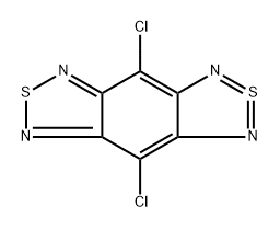 4,8-二氯苯并[1,2-C:4,5-C']双([1,2,5]噻二唑) 结构式