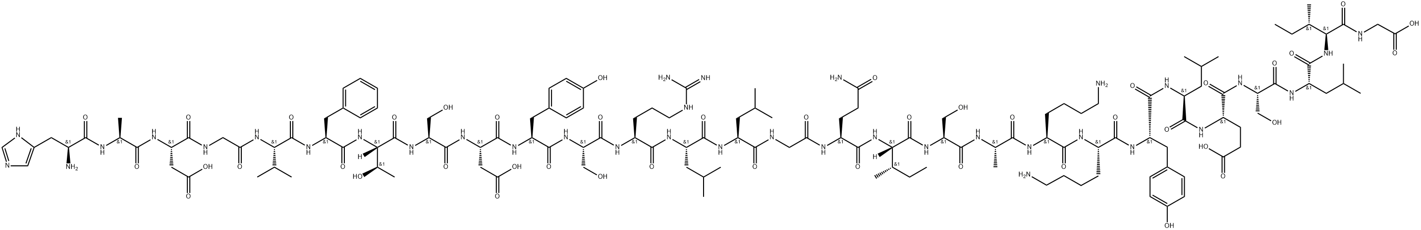 peptide PHI-(1-27)-glycine 结构式