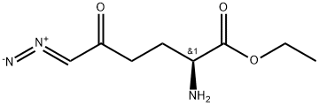 6-重氮-5-羰基-L-去甲亮氨酸乙酯 结构式