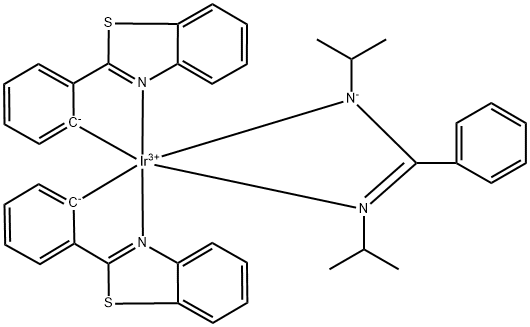 (bt)2-Ir-dipba 结构式