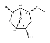 .alpha.-talo-Heptopyranose, 1,6-anhydro-3,7-dideoxy-4-O-methyl- 结构式