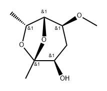 .beta.-allo-2-Octulopyranose, 2,7-anhydro-1,4,8-trideoxy-5-O-methyl- 结构式