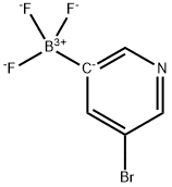 5-溴吡啶-3-三氟硼酸钾 结构式