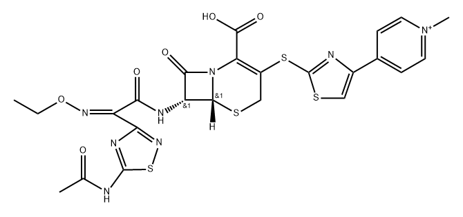 头孢洛林杂质1 结构式