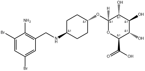 Ambroxol O-glucuronide 结构式