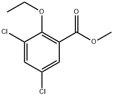 Methyl 3,5-dichloro-2-ethoxybenzoate 结构式