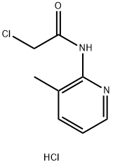 2-氯-N-(3-甲基吡啶-2-基)乙酰胺盐酸盐 结构式