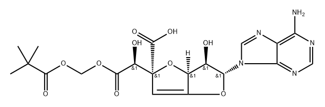 griseolic acid 8'-pivaloyloxymethyl ester 结构式