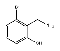 2-(aminomethyl)-3-bromophenol 结构式